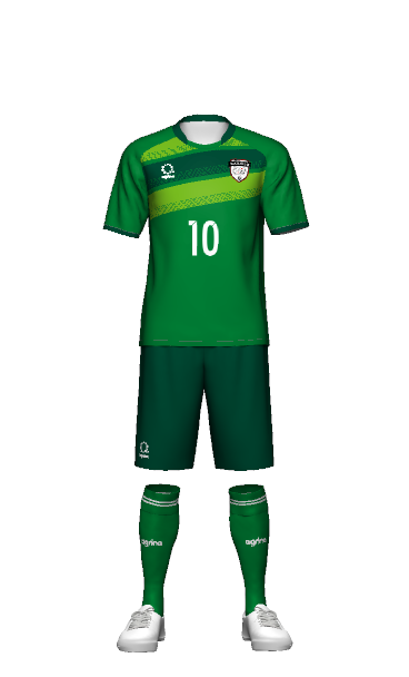 saicoloセカンド 2023 GK HOME 半袖ユニフォーム 3Dシミュレーター画像